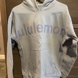 lululemon athletica Light Blue Pullover Hoodie